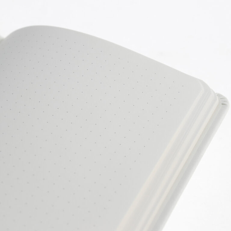 Libreta Skin Dots Blanca detalle Puntos