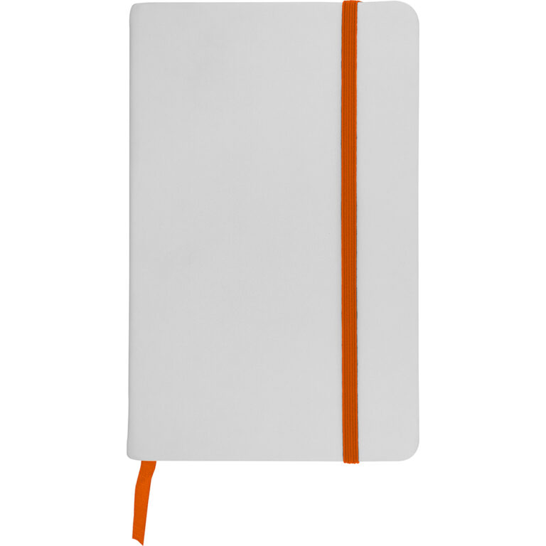 Libreta border naranja frente